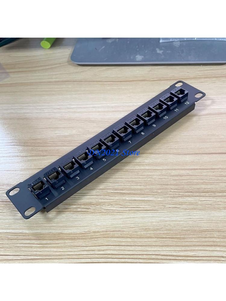 Patch Panel Cat6 - Panneau brassage Ethernet F3KE CAT6, 12