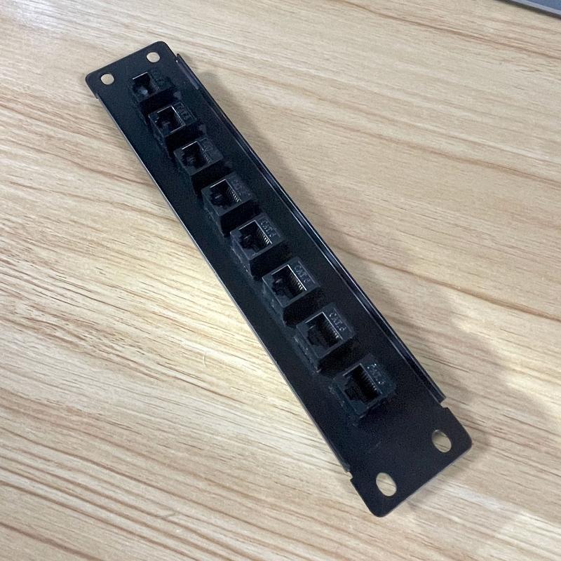 Patch Panel Cat6 - Panneau brassage Ethernet 652F Cat6, 8