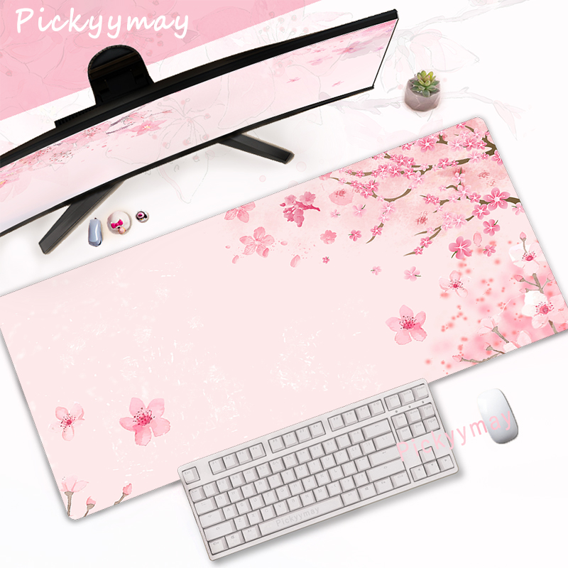 Office Desk Tech Accessories - Tapis de souris fleurs de cerisier