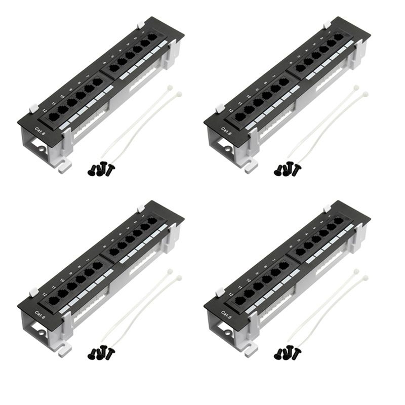 Patch Panel Cat6 - Kit d'outils réseau M51K-4X, panneau de