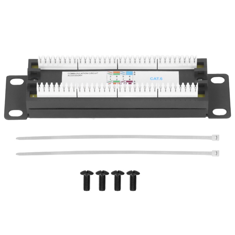 Patch Panel Cat6 - Panneau de brassage réseau mural 8