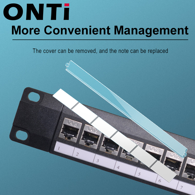 ONTi 19in 1U Rack 24 ports CAT - Patch Panel Cat6 avis et prix