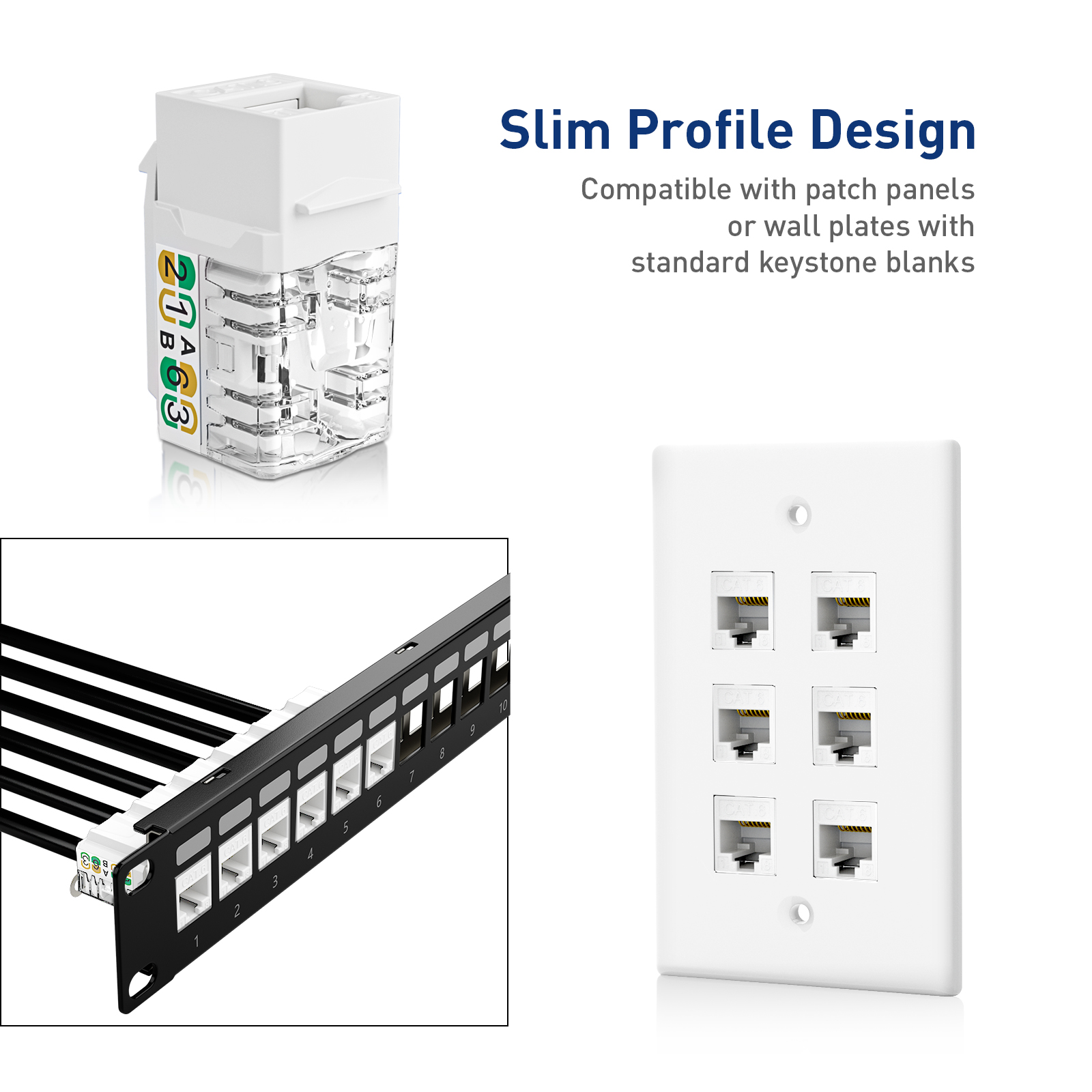 ZoeRax RJ45 Cat6/5e profil min - Patch Panel Cat6 avis et prix
