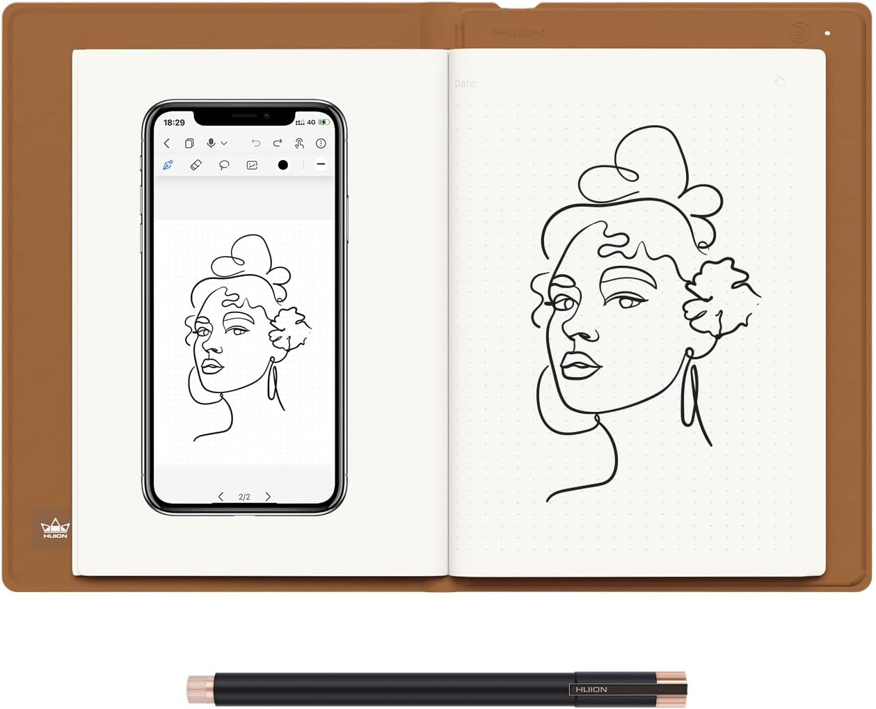 Huion note 2 en 1 cahier d'écr - Digital Signature Pad avis et prix