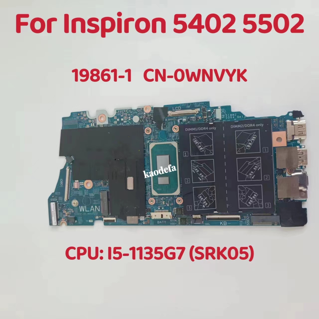 19861-1 carte mère pour Dell I - Intel Cpu Core I7 avis et prix