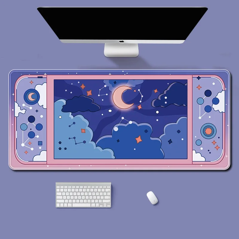 Grand tapis de bureau lune et  - Office Desk Tech Accessories avis et prix