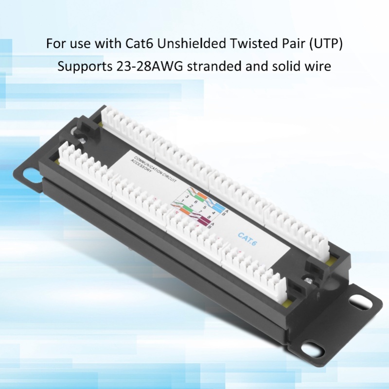 Panneau de brassage réseau mur - Patch Panel Cat6 avis et prix