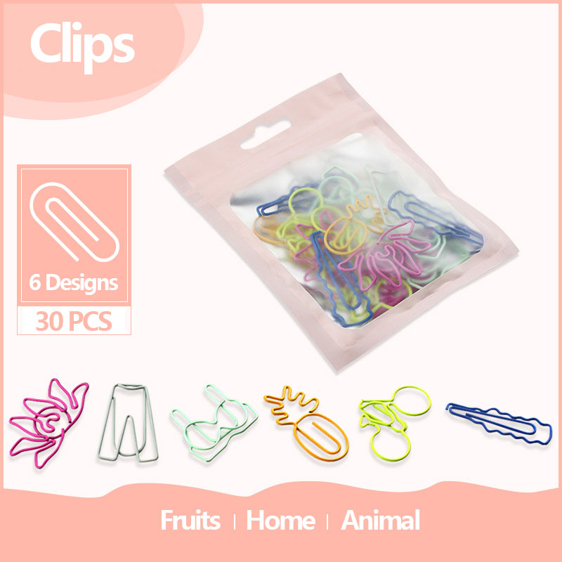 30 pièces Kawaii papier Clips  - Office Desk Tech Accessories avis et prix