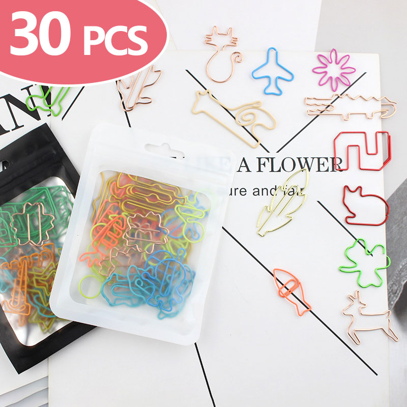 30 pièces Kawaii papier Clips  - Office Desk Tech Accessories avis et prix