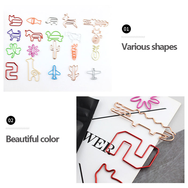 30 pièces Kawaii papier Clips  - Office Desk Tech Accessories avis et prix