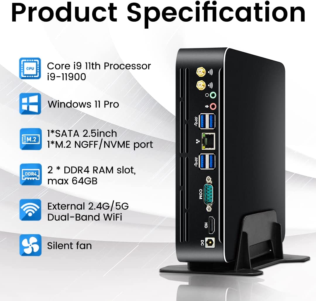 Mini PC Partaker 11e génératio - Intel Cpu Core I7 avis et prix
